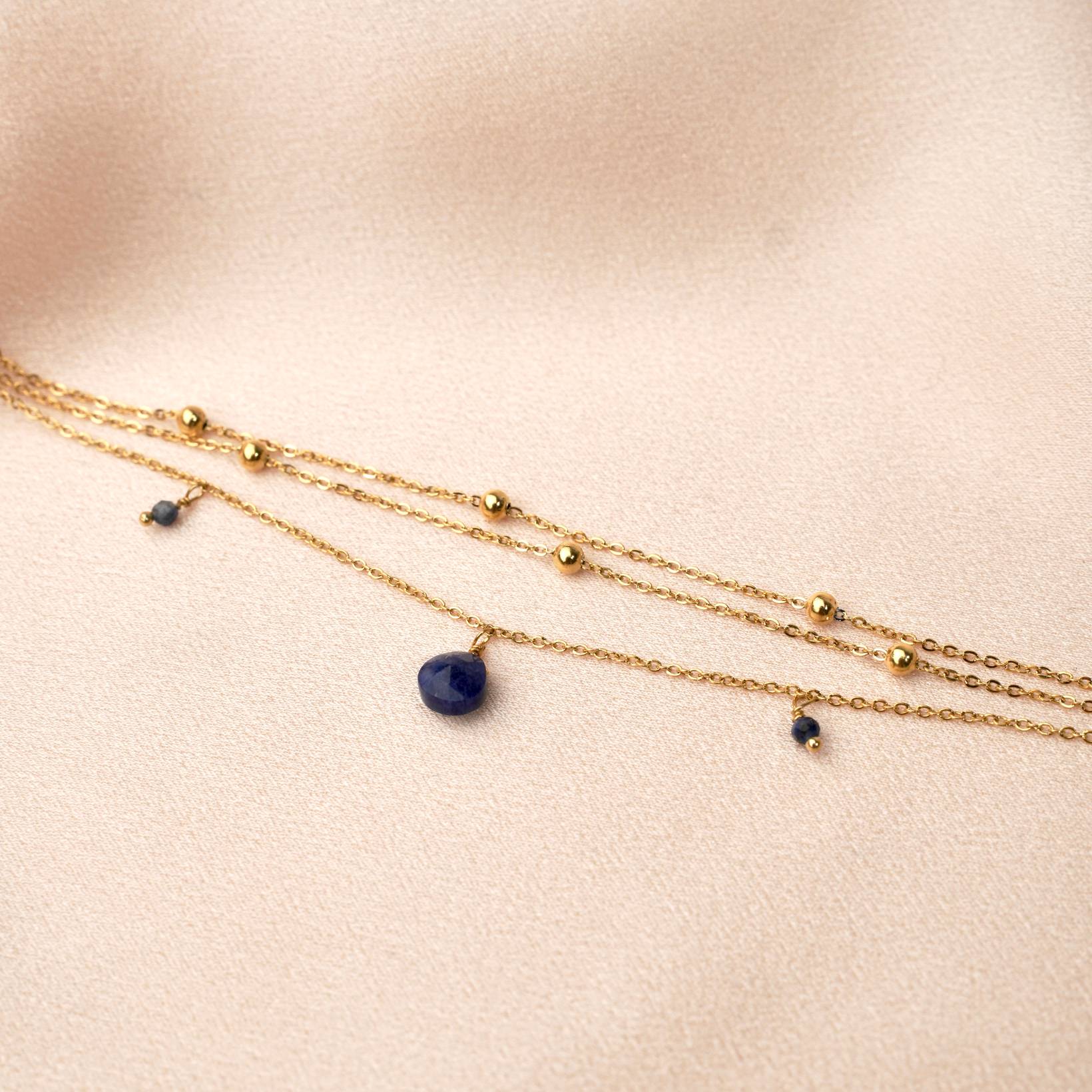 Armband Blue - gold