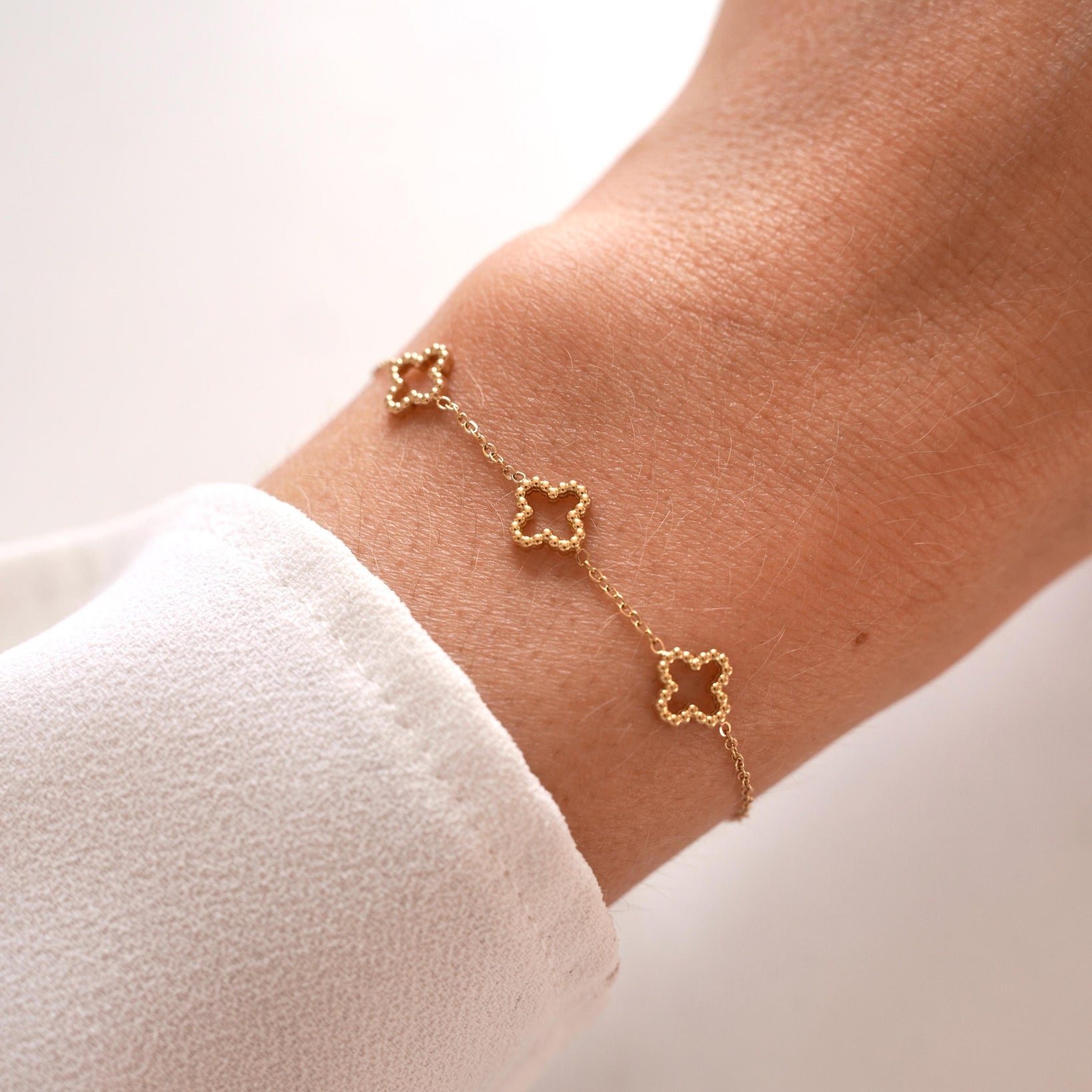 Armband Klee Trio - gold