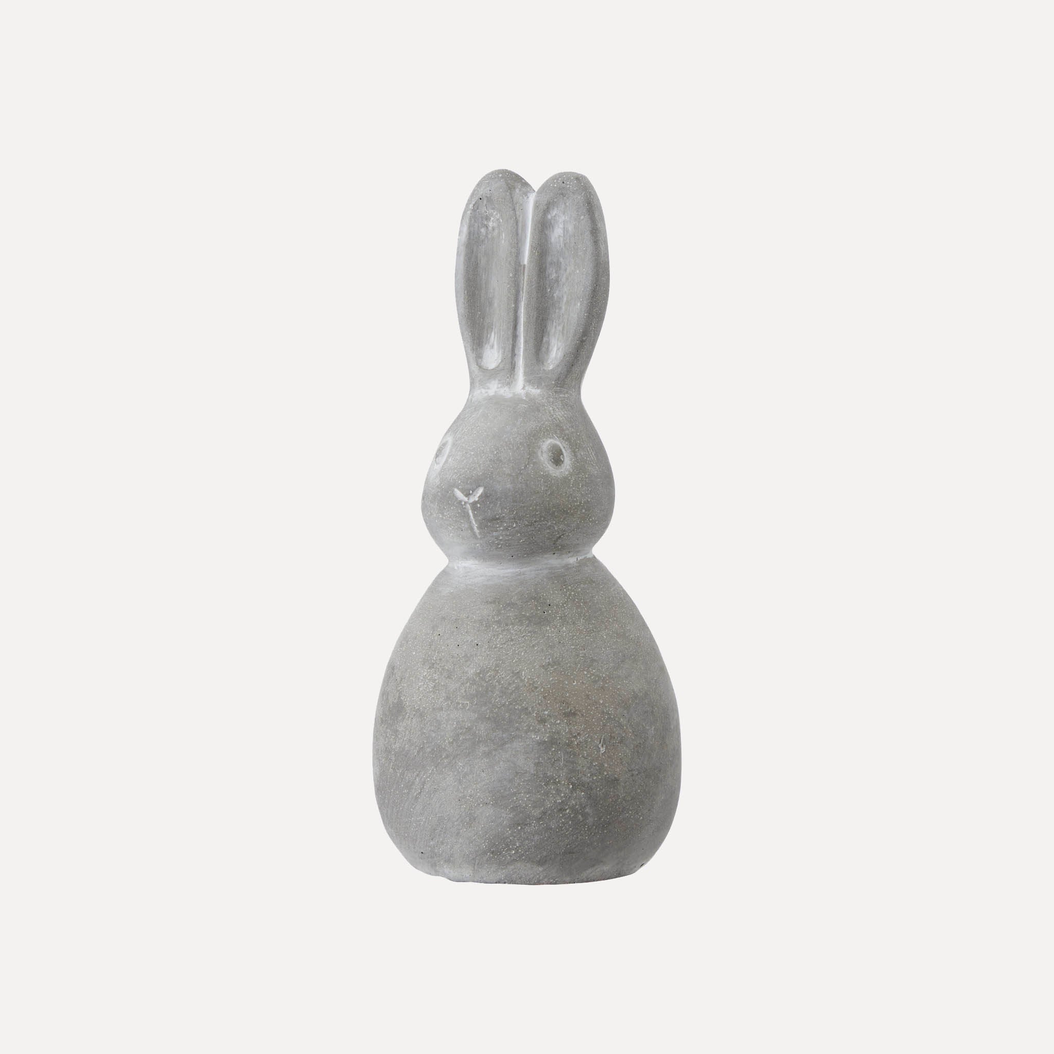 Hase aus Beton - grau