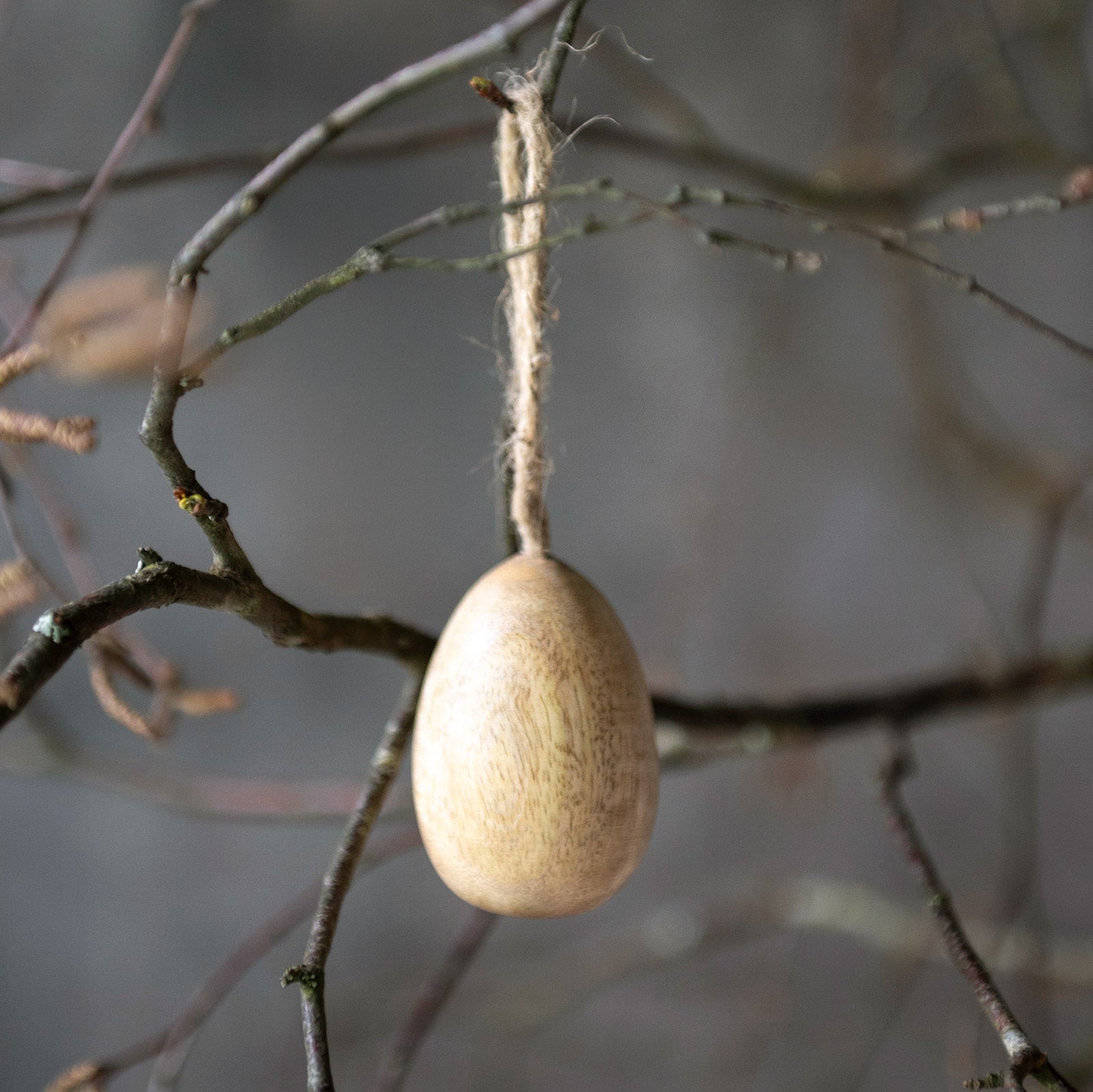 Dekoanhänger Ei Anju - Holz