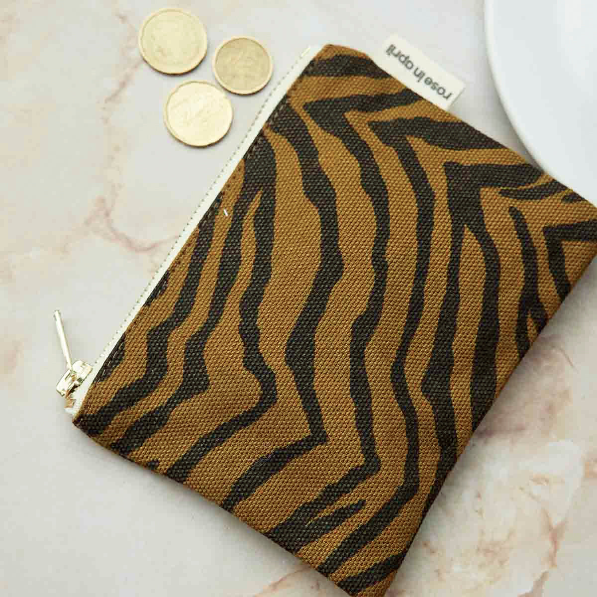 Pouch S - Zebra Khaki