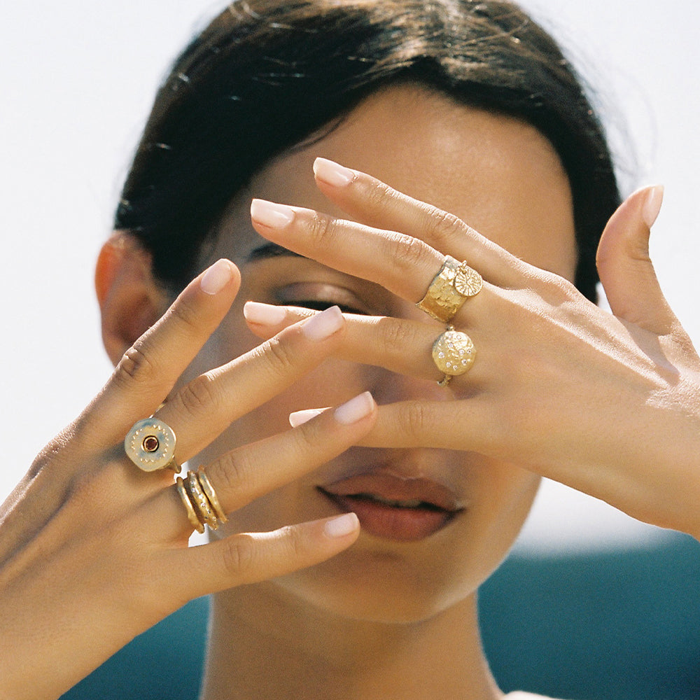 Ring Iris - gold