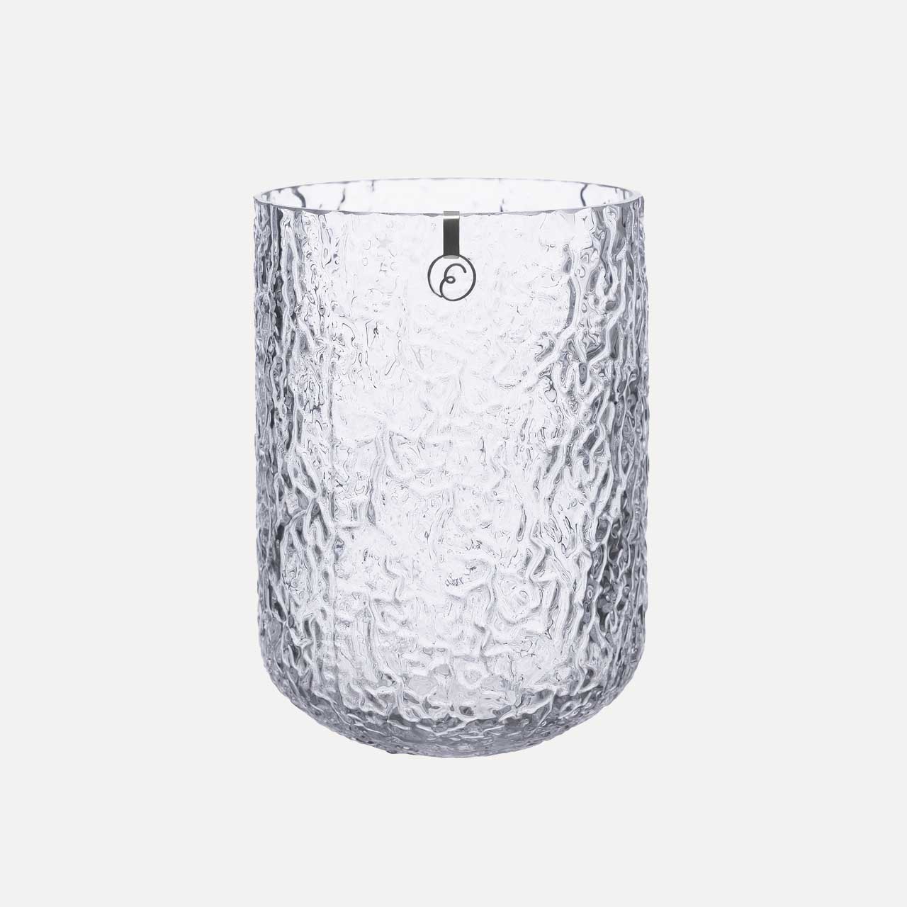 Vase gemustert aus Glas