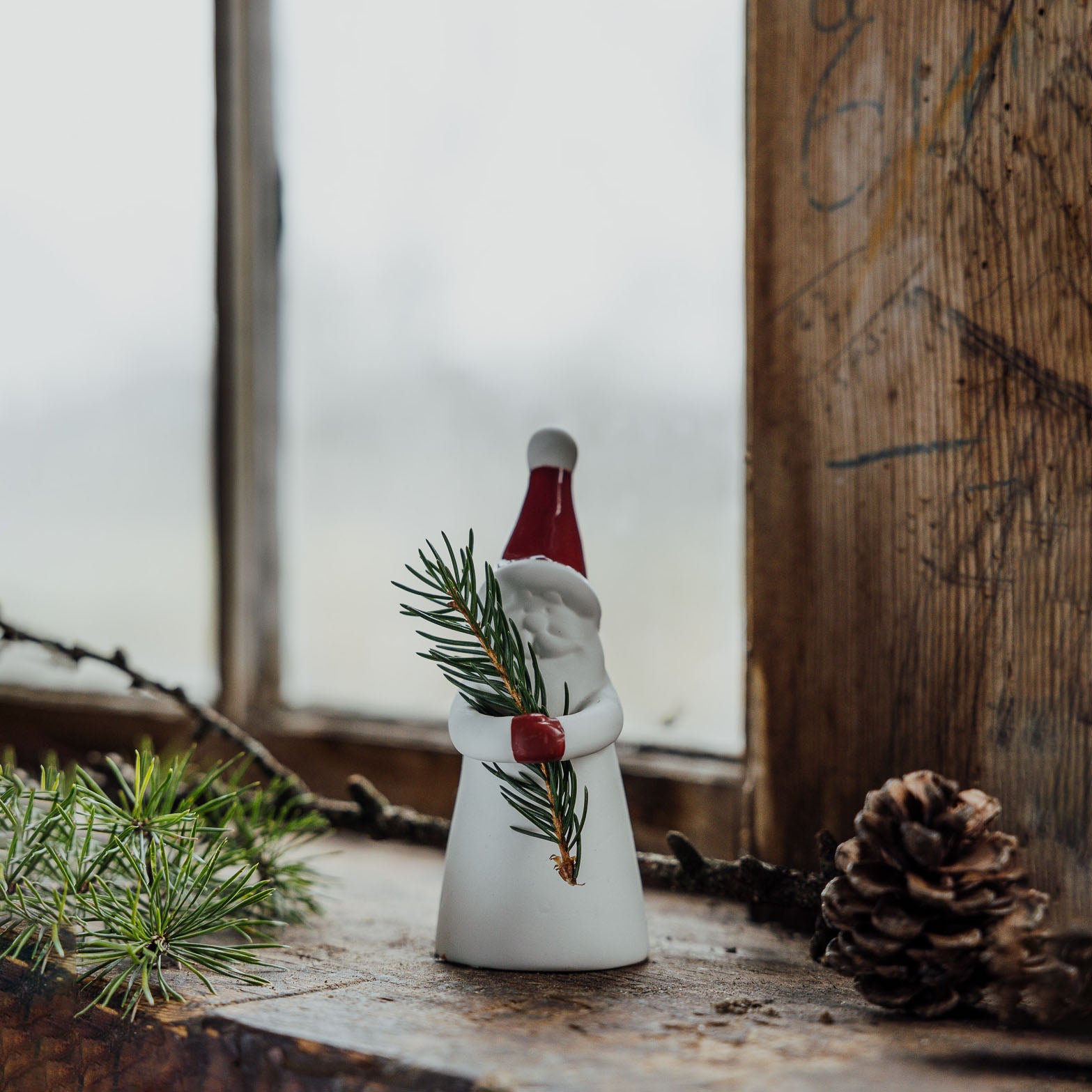 Weihnachtsfigur Loke - rot