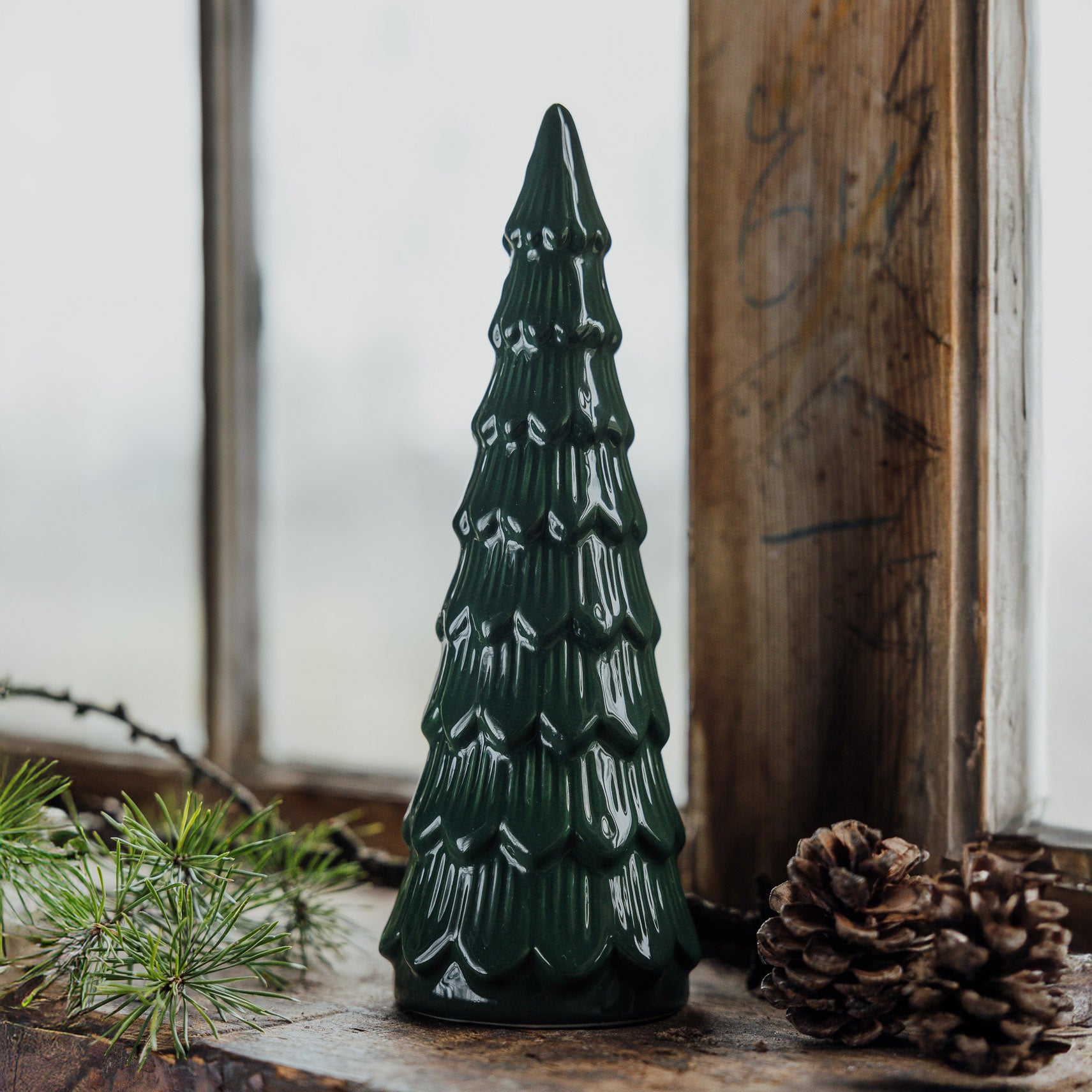 Deko Weihnachtsbaum Granbacken - grün