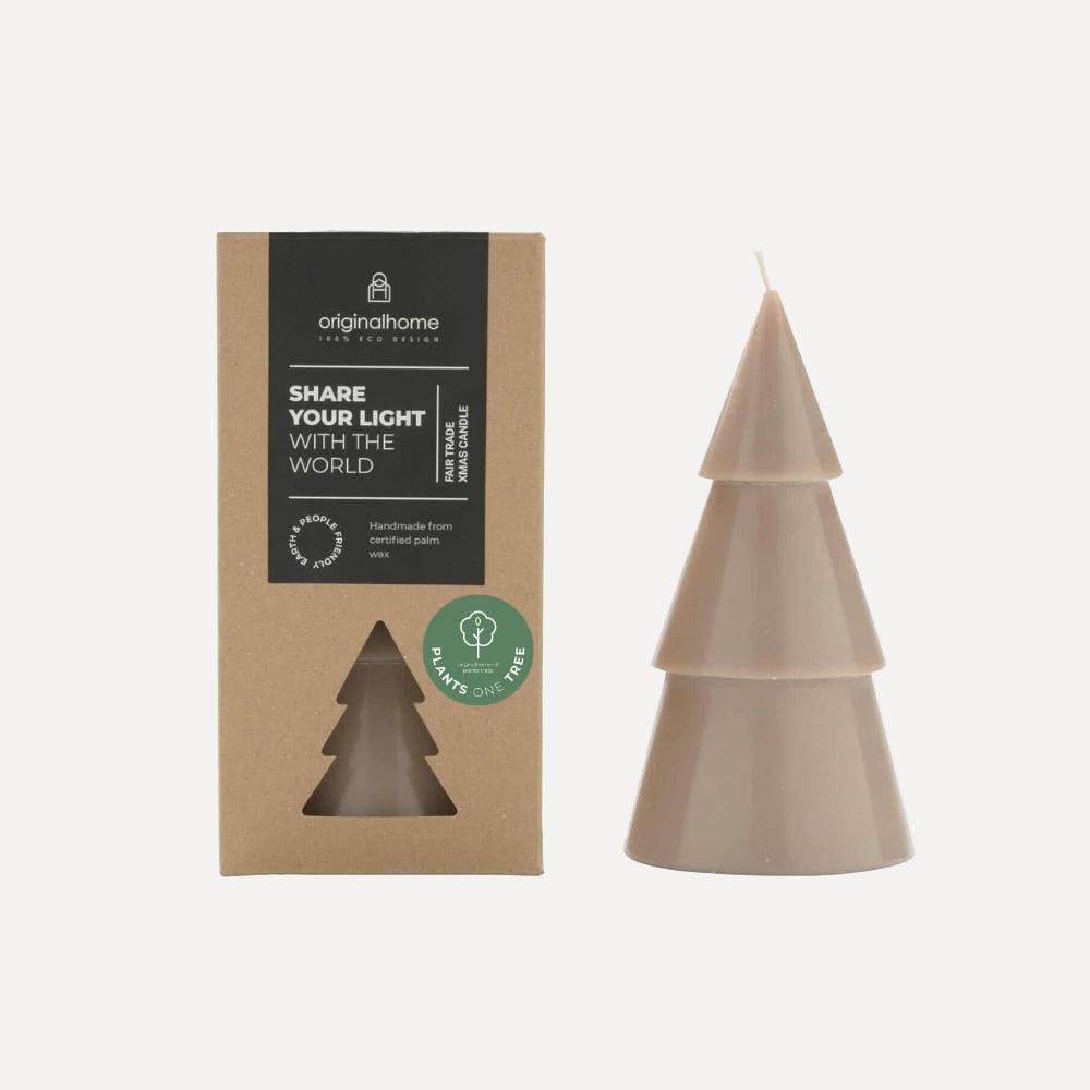 Kerze Xmas Tannenbaum L - clay