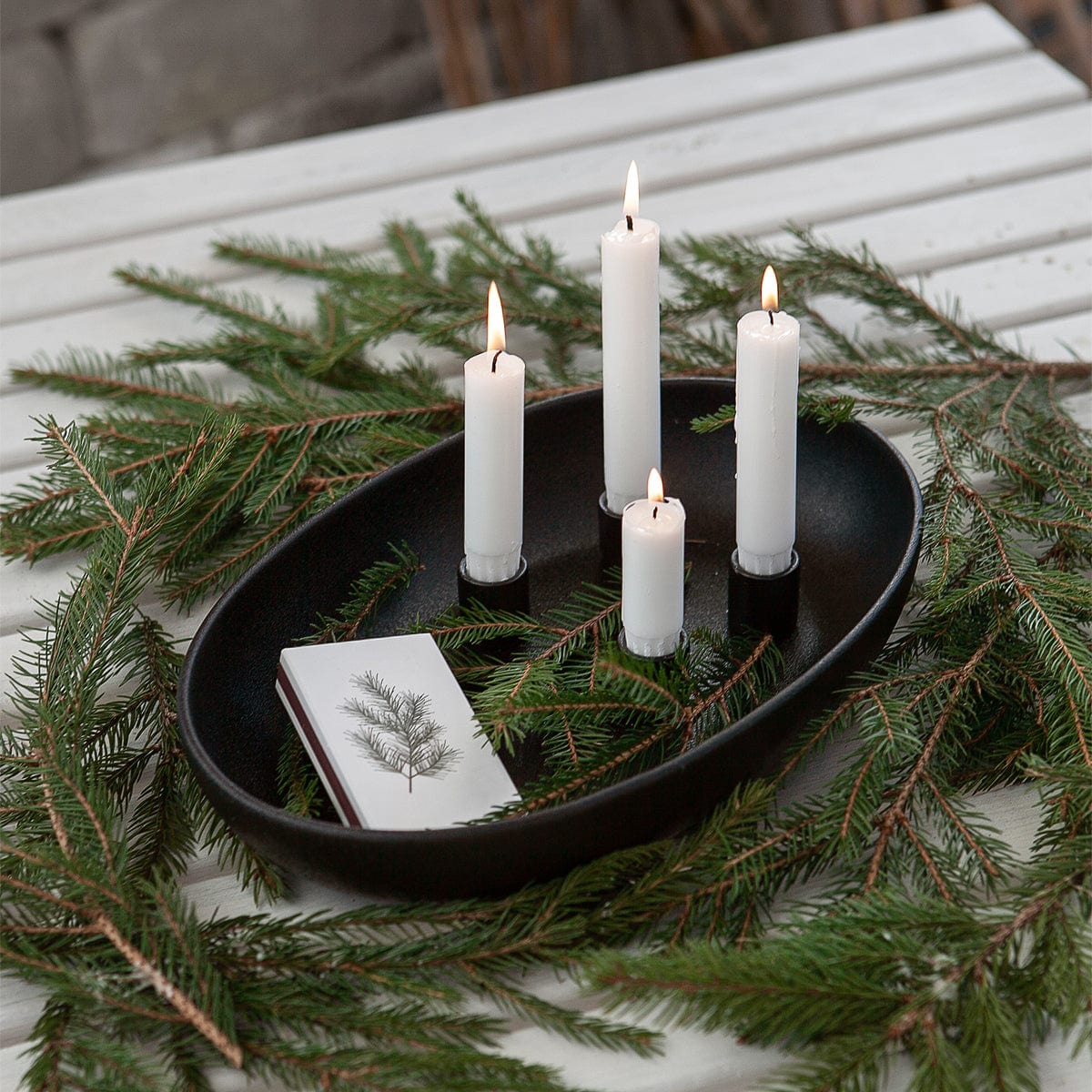 Kerzenhalter zu Weihnachten: Moderne Adventsdeko mkono bei