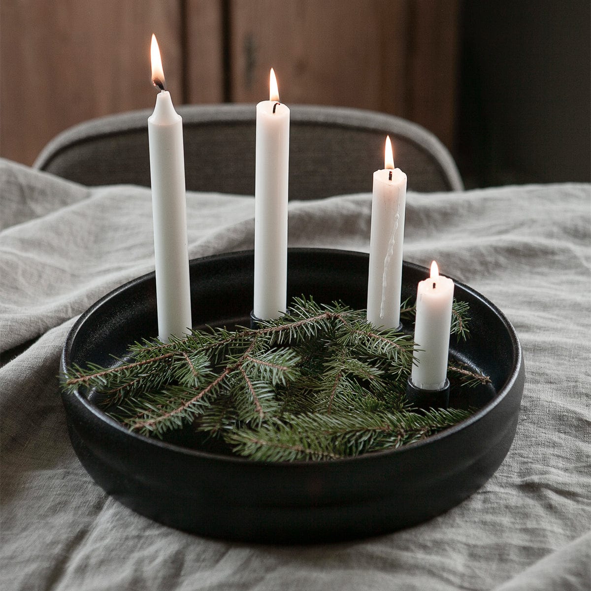 Adventsdeko Weihnachten: bei Kerzenhalter Moderne zu mkono